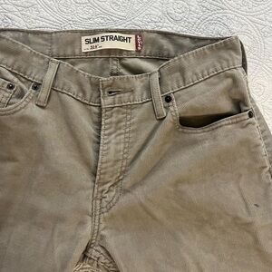 Levi’s — 514 Skinny Fit Tencel Men’s Jeans — Khaki